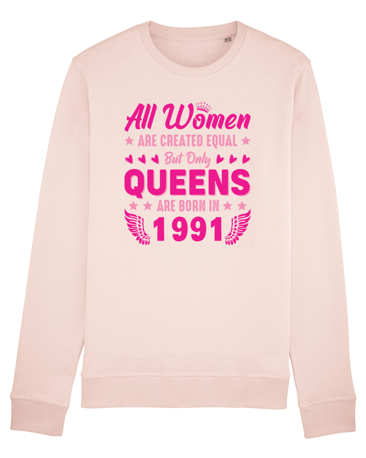 Bluză mânecă lungă Unisex Rise Candy Pink