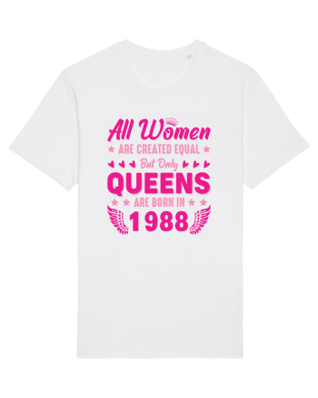 All Women Are Equal Queens Are Born In 1988 White
