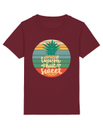 Tough But Sweet Retro Sunset Pineapple Tricou mânecă scurtă  Copii Mini Creator