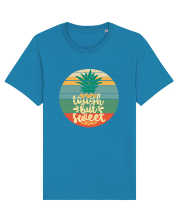Tough But Sweet Retro Sunset Pineapple Azur
