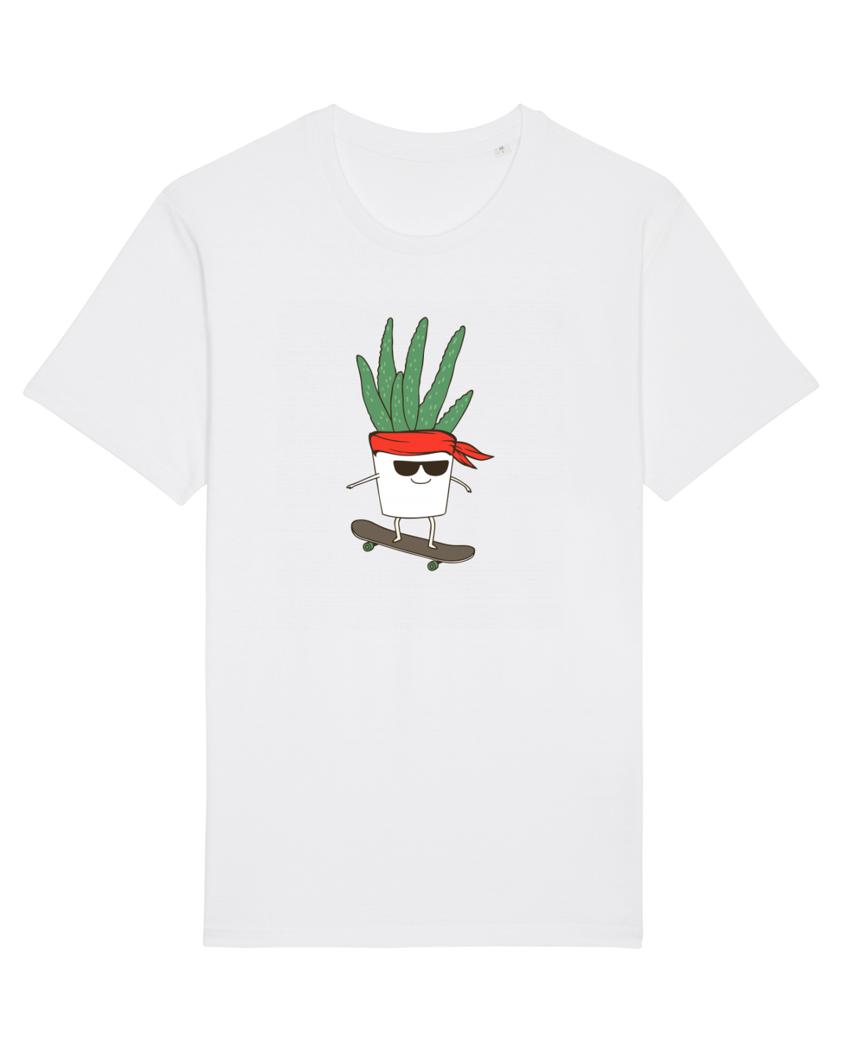 Tricou mânecă scurtă Unisex Rocker White