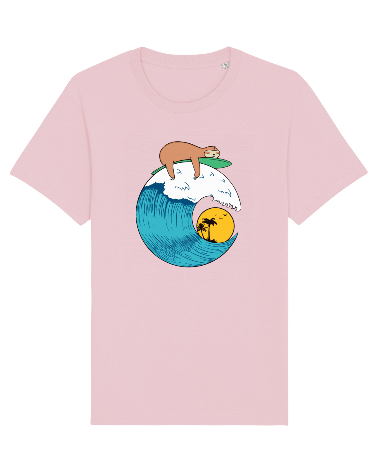 Tricou mânecă scurtă Unisex Rocker Cotton Pink
