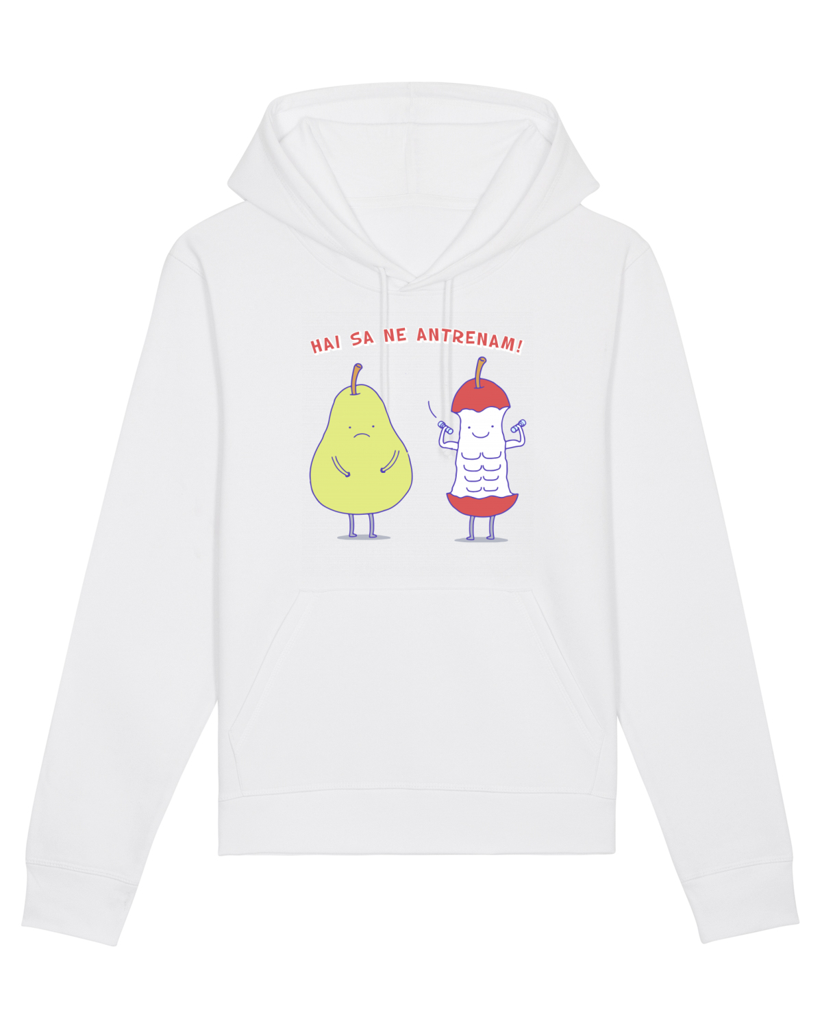 Hanorac Unisex Drummer White
