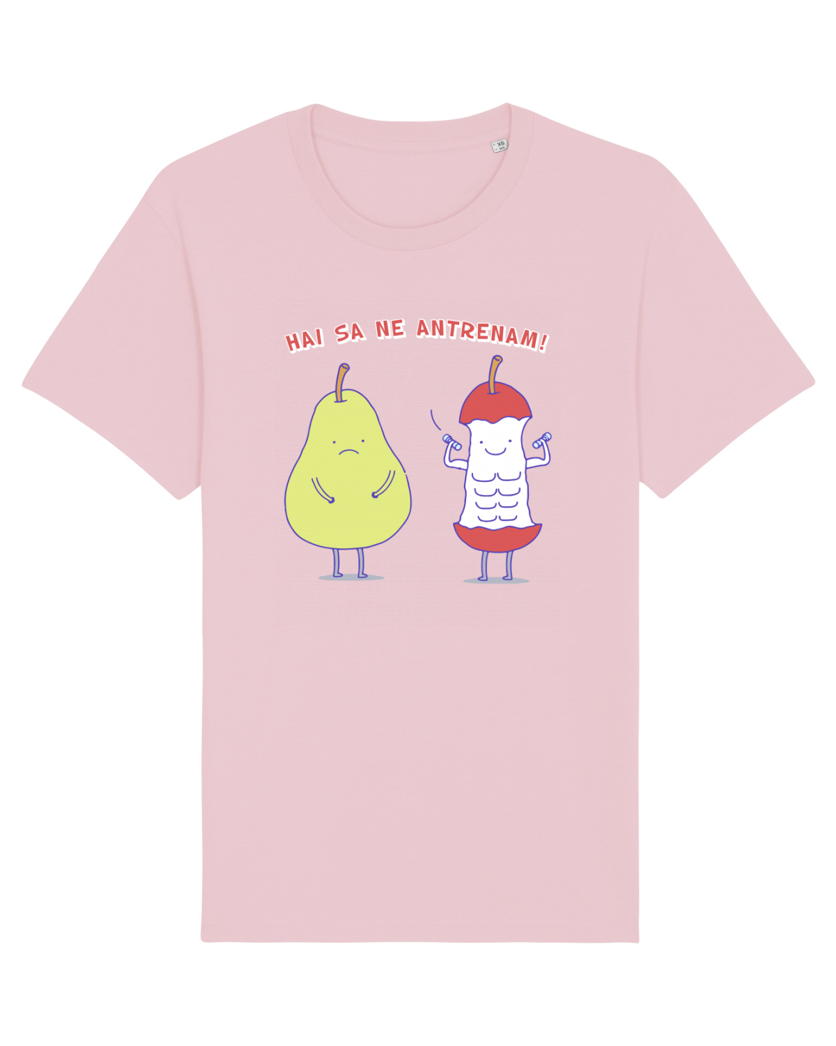 Tricou mânecă scurtă Unisex Rocker Cotton Pink
