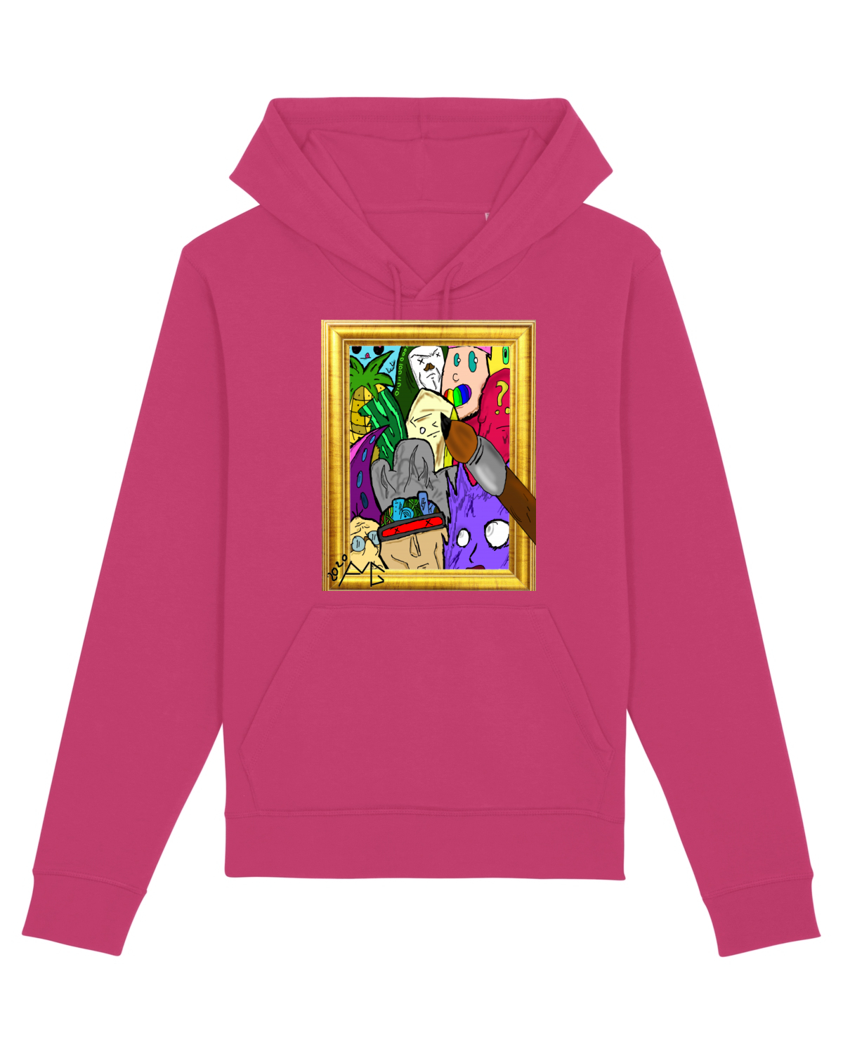 Hanorac Unisex Drummer Raspberry