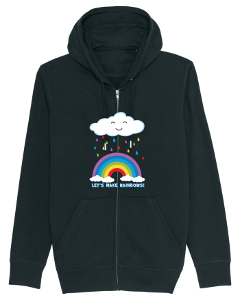 Let's make rainbows. Black