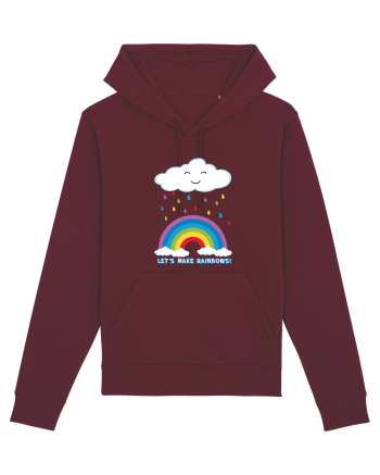 Let's make rainbows. Burgundy