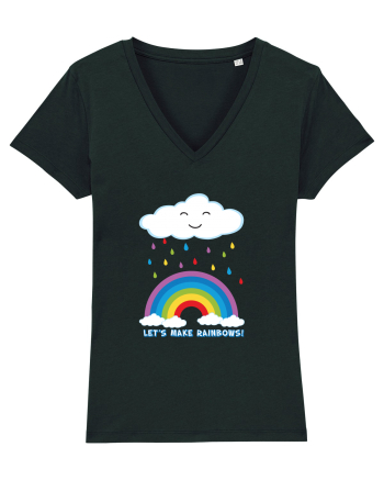 Let's make rainbows. Black