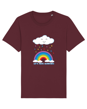 Let's make rainbows. Burgundy