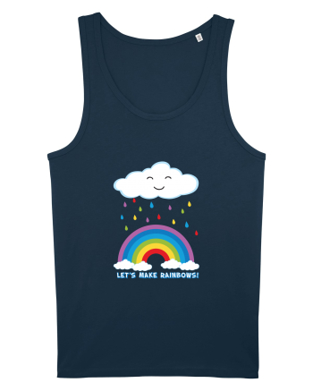 Let's make rainbows. Navy