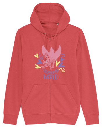 Awesome World Of Unicorns Carmine Red