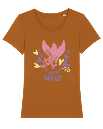 Awesome World Of Unicorns Roasted Orange