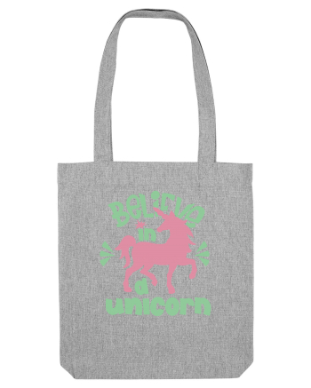 Believe In A Unicorn Heather Grey