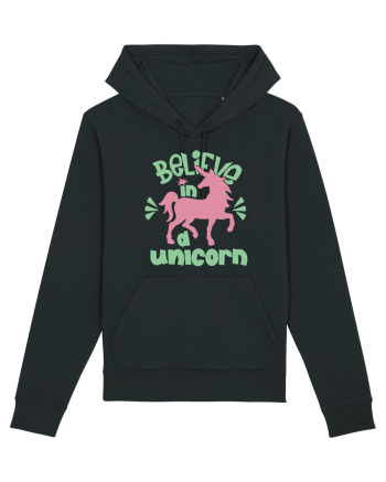 Believe In A Unicorn Black