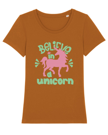 Believe In A Unicorn Roasted Orange