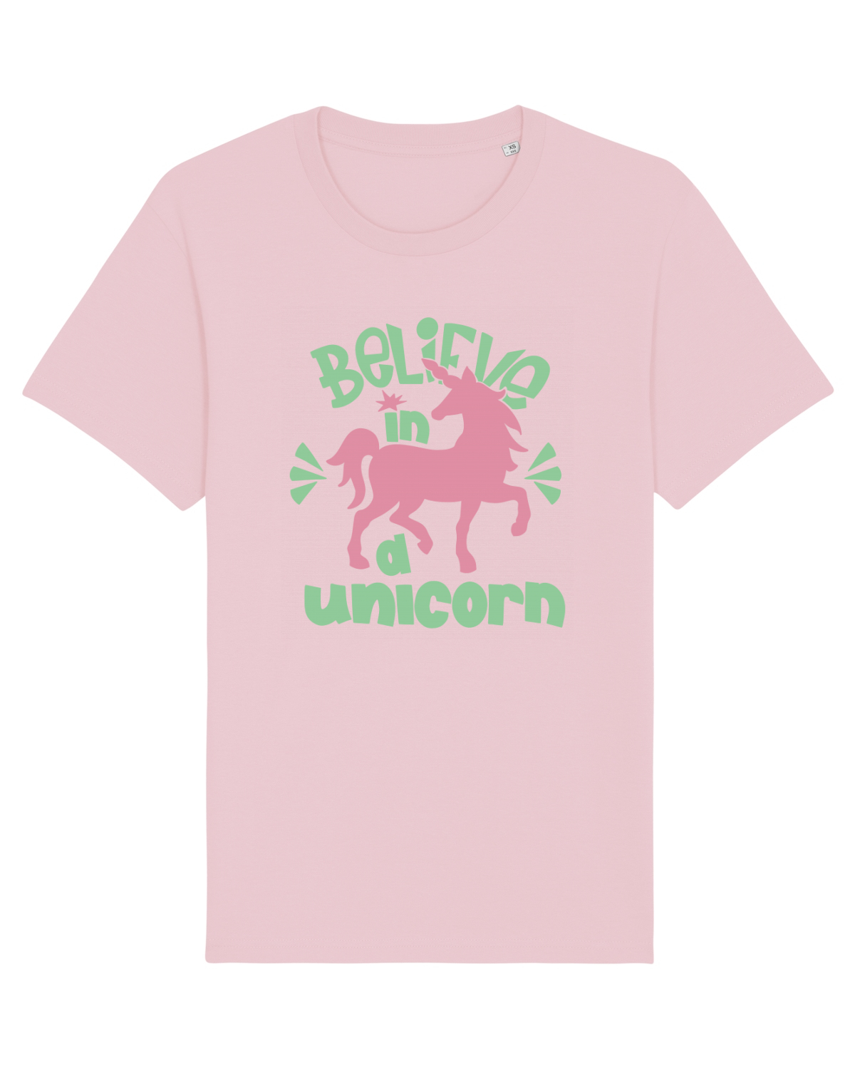 Tricou mânecă scurtă Unisex Rocker Cotton Pink