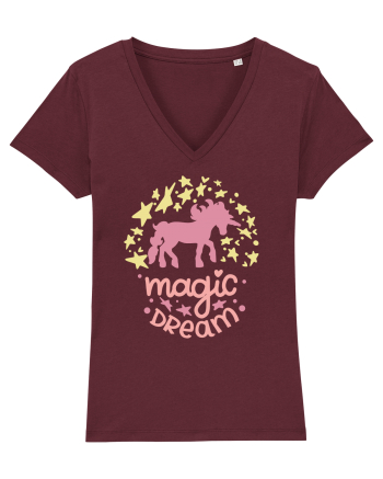 Magic Dream Unicorn Burgundy