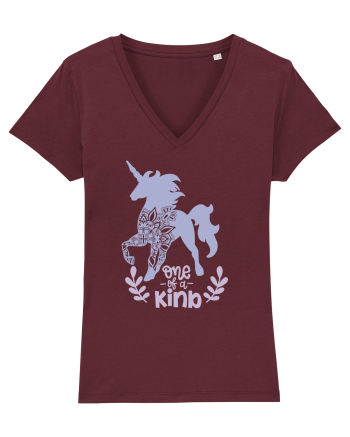 One Of A Kind Unicorn Burgundy