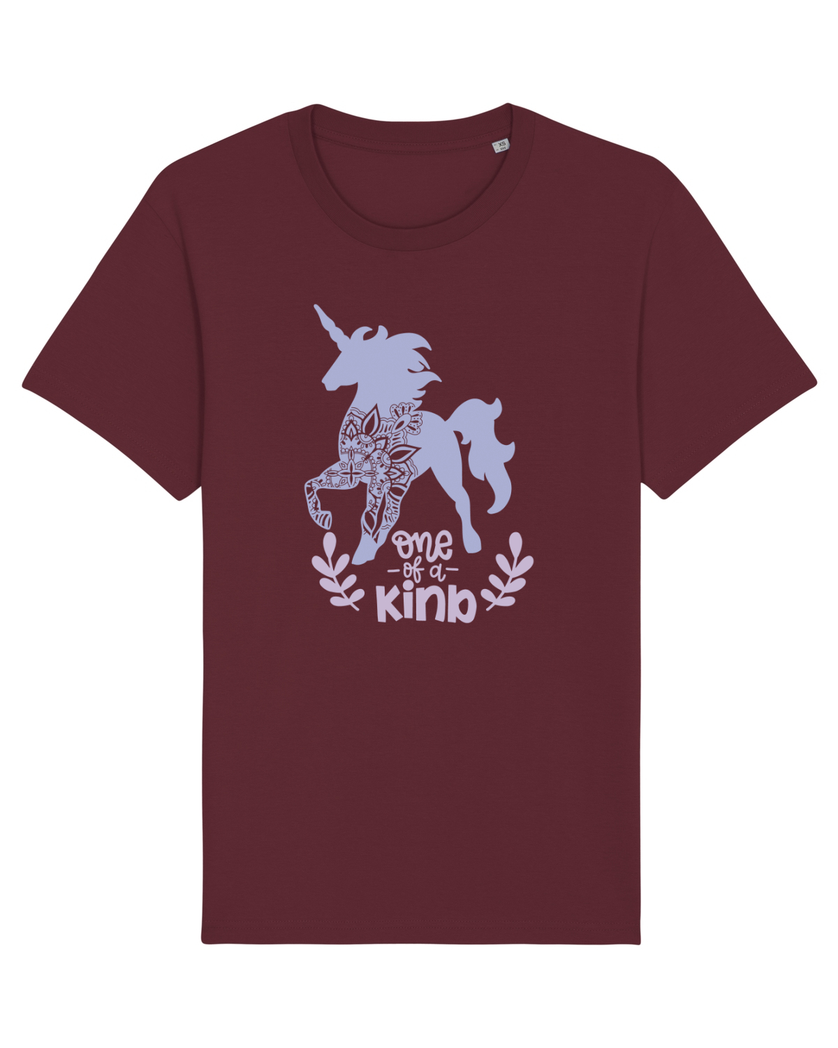 Tricou mânecă scurtă Unisex Rocker Burgundy
