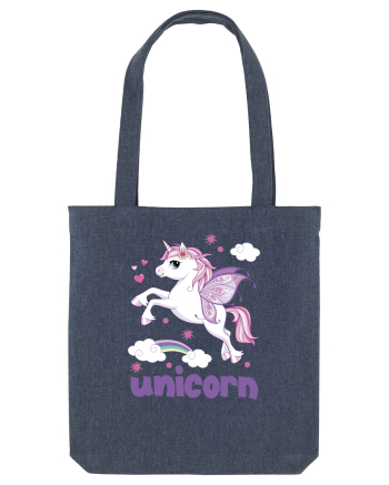 Rainbow Unicorn Midnight Blue