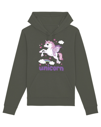 Rainbow Unicorn Khaki