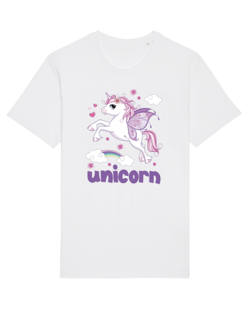 Rainbow Unicorn White