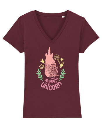 Sweet Unicorn Burgundy