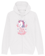 Time To Be A Unicorn Hanorac cu fermoar Unisex Connector