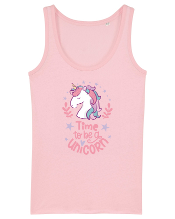 Time To Be A Unicorn Cotton Pink