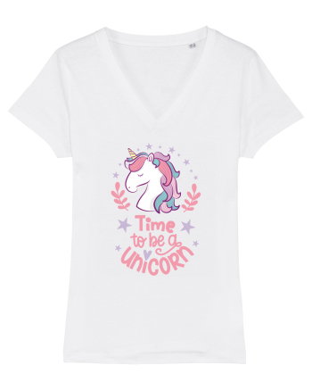Time To Be A Unicorn White