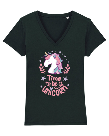Time To Be A Unicorn Black