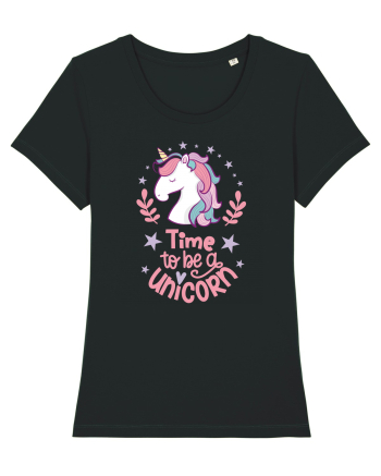Time To Be A Unicorn Black