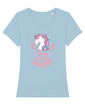 Time To Be A Unicorn Sky Blue