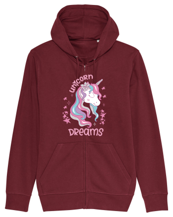 Unicorn Dreams Burgundy