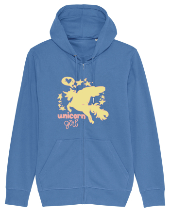 Unicorn Girl Bright Blue