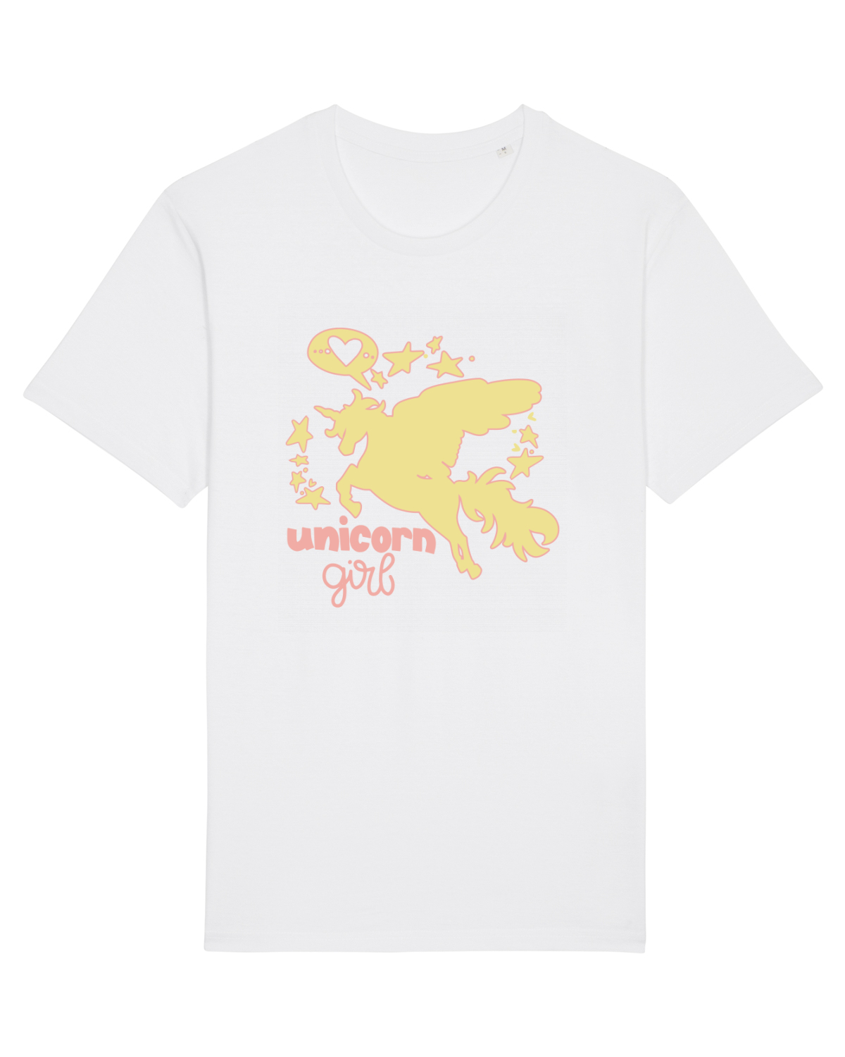 Tricou mânecă scurtă Unisex Rocker White