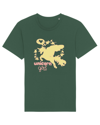 Unicorn Girl Bottle Green