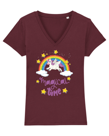 Unicorn Magical Time Burgundy