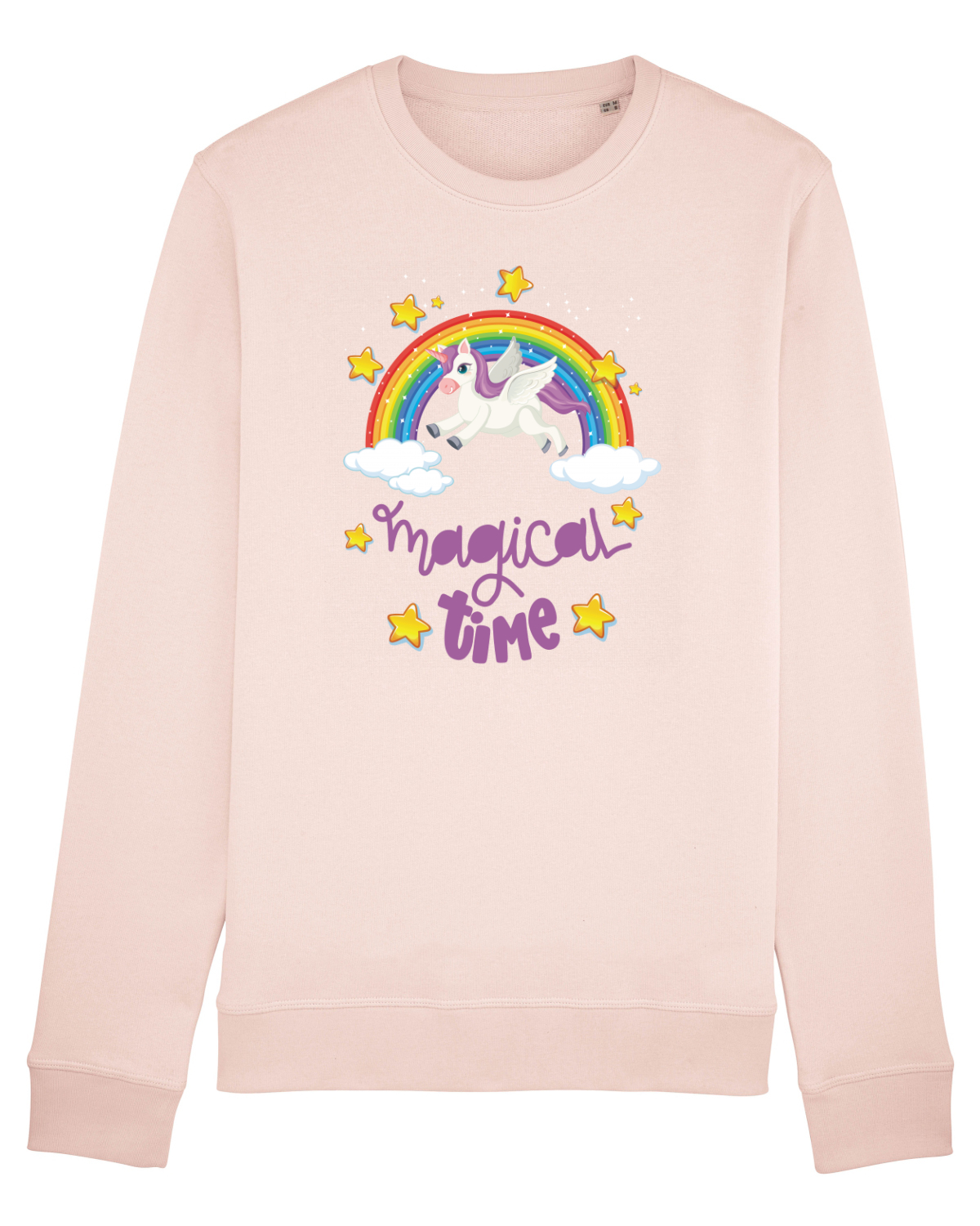 Bluză mânecă lungă Unisex Rise Candy Pink
