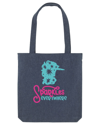 Unicorn Sparkles Everywhere Midnight Blue