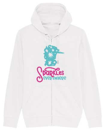 Unicorn Sparkles Everywhere White