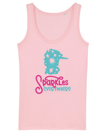 Unicorn Sparkles Everywhere Cotton Pink