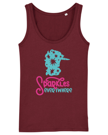 Unicorn Sparkles Everywhere Burgundy