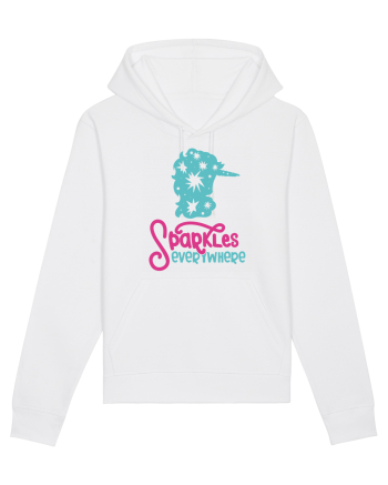 Unicorn Sparkles Everywhere White