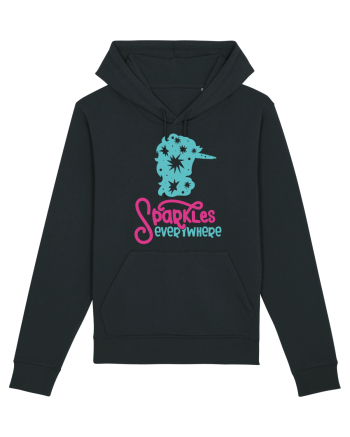 Unicorn Sparkles Everywhere Black