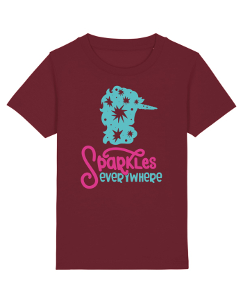 Unicorn Sparkles Everywhere Burgundy