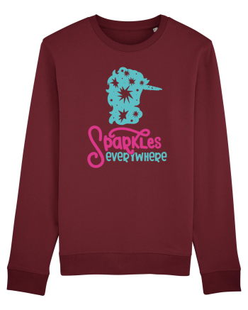 Unicorn Sparkles Everywhere Burgundy