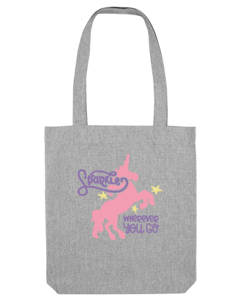 Unicorn Sparkles Wherever You Go Heather Grey
