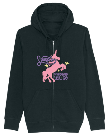 Unicorn Sparkles Wherever You Go Black