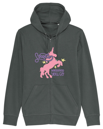 Unicorn Sparkles Wherever You Go Anthracite